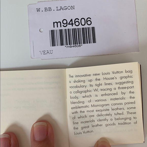 Louis Vuitton W BB tote in Blue Lagon - Picture 15 of 16